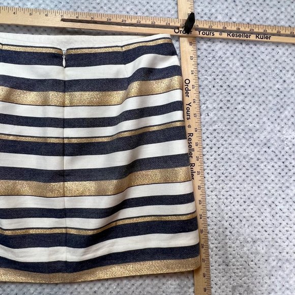 J. Crew Striped Skirt Women Size 2 - Picture 4 of 12